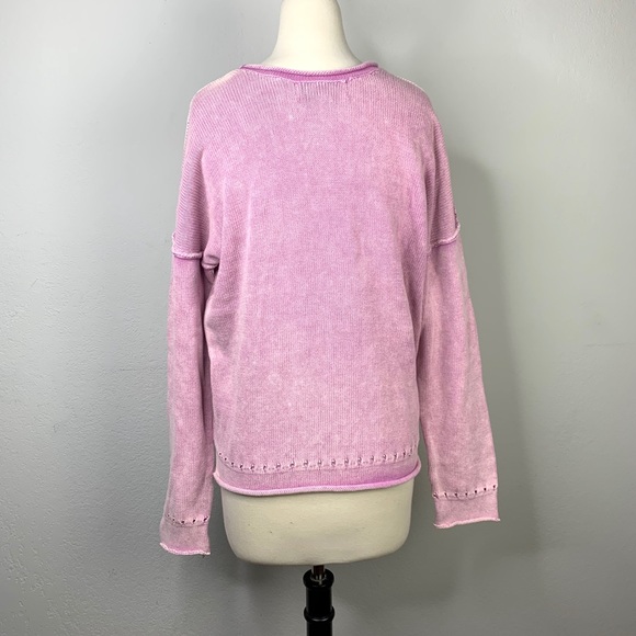 Wildfox Ice Cream Cone Crew Neck Oversized Sweater - Picture 3 of 8